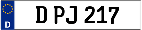 Truck License Plate